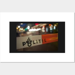 Politie afzetlintje Posters and Art